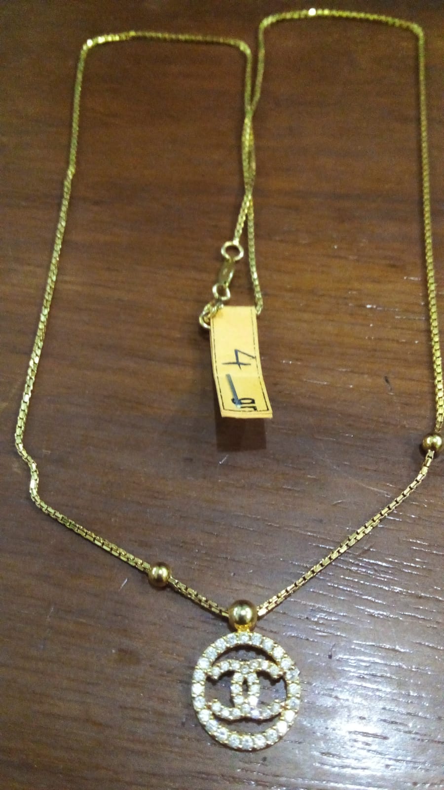 Kalung Italy Koye Chanel Full AD.