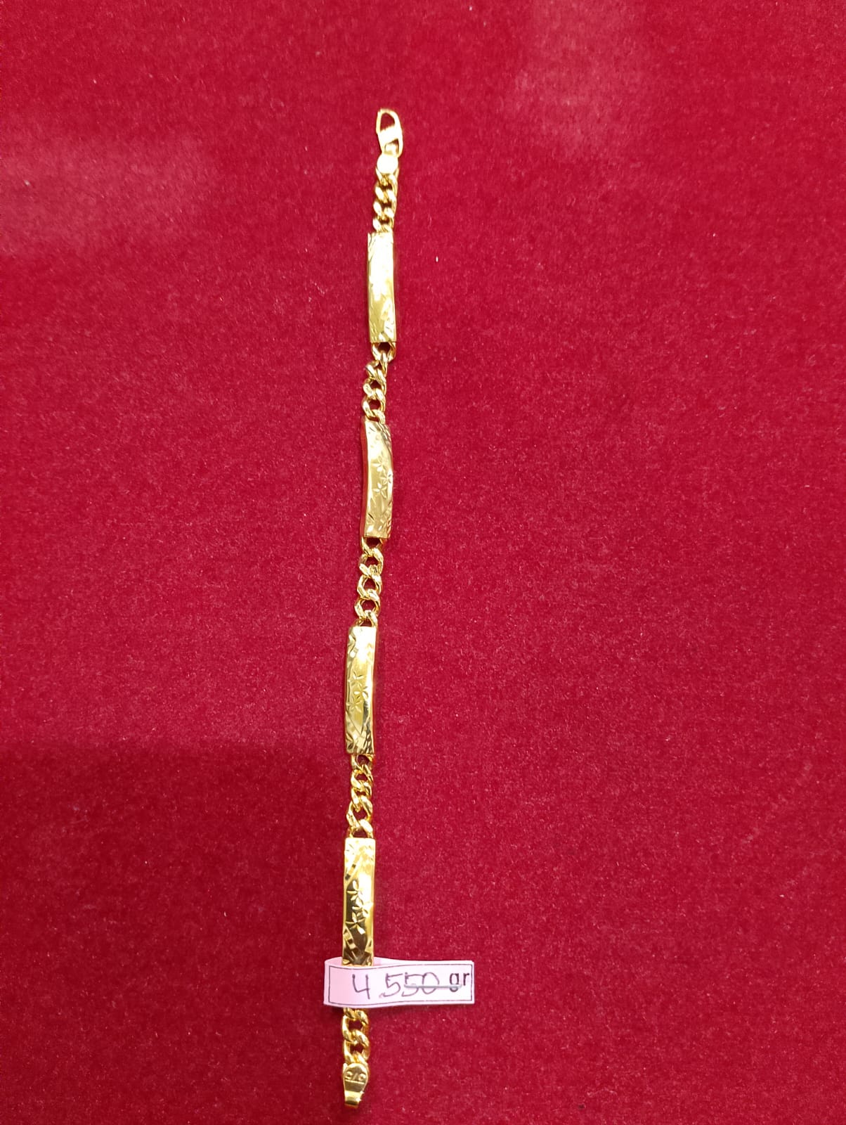 Gelang Plat Ukir